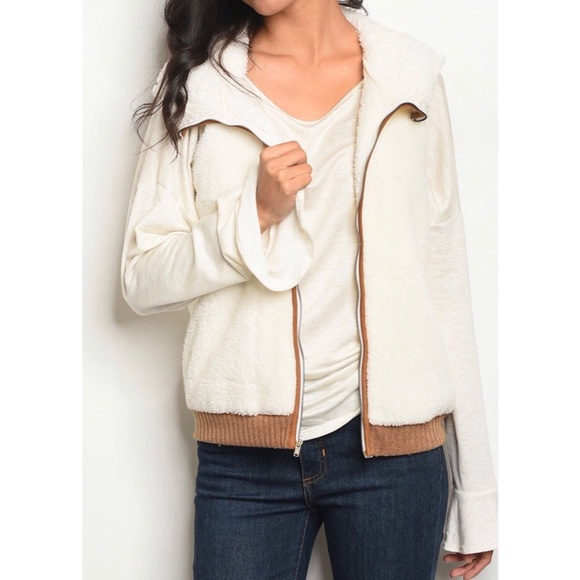 Ivory Fur Vest - Picture 1 of 4